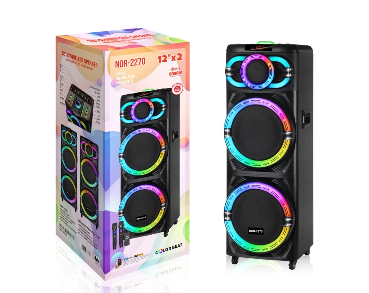 Enceinte de sono lumineuse Bluetooth